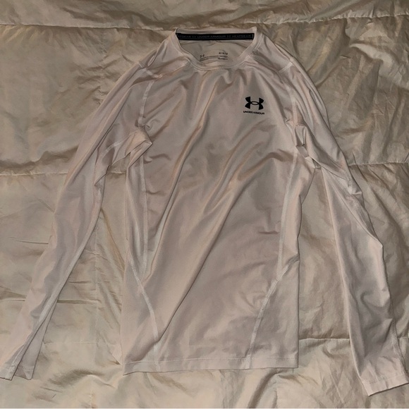 Under Armour Heatgear longsleeve compression shirt - White - Picture 1 of 3